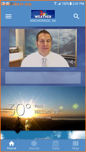 KTUU Weather screenshot