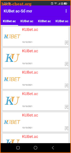 KUBET ac-Dàn đề-Sổ mơ-Soi cầu screenshot