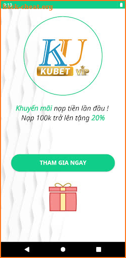 KUBET-APP HỖ TRỢ ĐĂNG KÝ TÀI KHOẢN CHÍNH THỨC 2021 screenshot