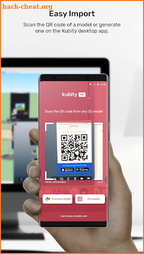 Kubity AR screenshot