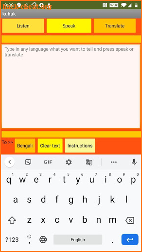 Kuhuk - Multilingual Translator and Speaker screenshot