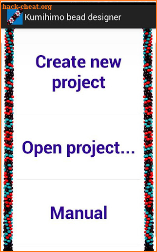 Kumihimo bead designer screenshot