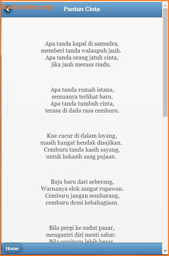 Kumpulan Pantun Cinta screenshot