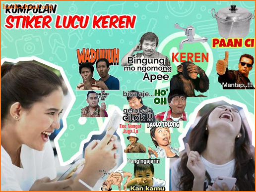 Kumpulan Sticker Lucu Keren WAStickerApps WhatsApp screenshot