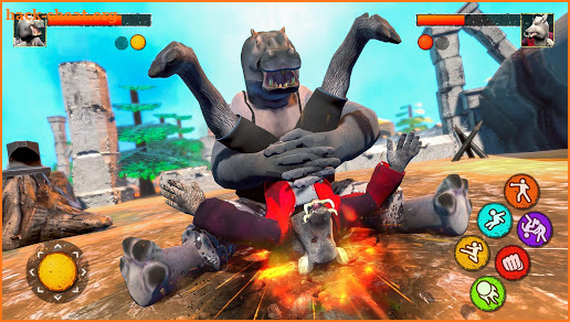 Kung Fu Animal: Wrestling Games 2019 screenshot