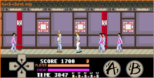 kung fu master arcade screenshot