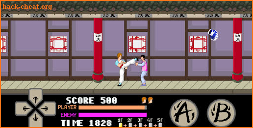 kung fu master arcade screenshot