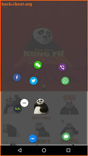 Kung Fu Panda Stickers screenshot