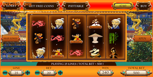 Kung Fu Slots screenshot