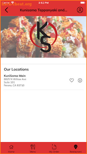 Kunisama Teppanyaki and Sushi screenshot