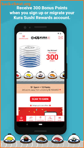 Kura Sushi Rewards screenshot