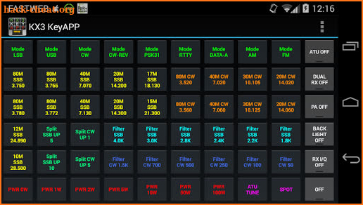 KX3 KeyApp for Ham Radio screenshot