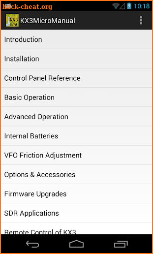 KX3 Micro Manual screenshot