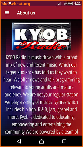 Kyob Radio screenshot