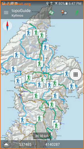 Kythnos topoguide screenshot