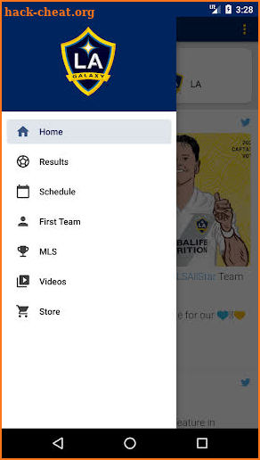 LA Galaxy screenshot