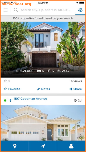 La Jolla Homes screenshot