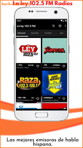 La Ley 102.5 FM Radios screenshot