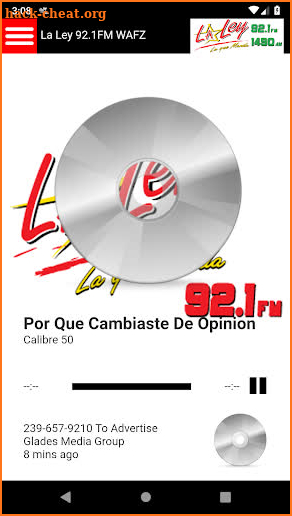 La Ley WAFZ 92.1 FM screenshot