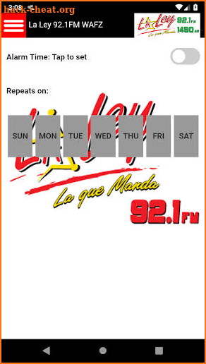 La Ley WAFZ 92.1 FM screenshot