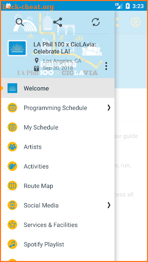 LA Phil 100 x CicLAvia screenshot