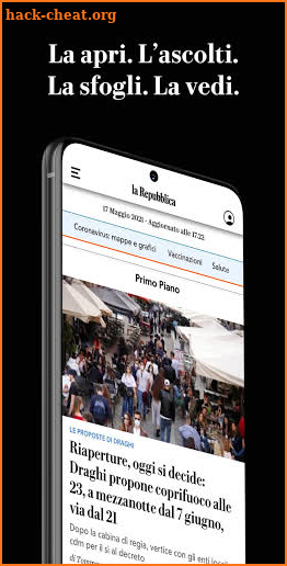 la Repubblica screenshot