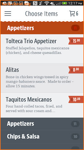 La Tolteca Mexican Restaurant screenshot