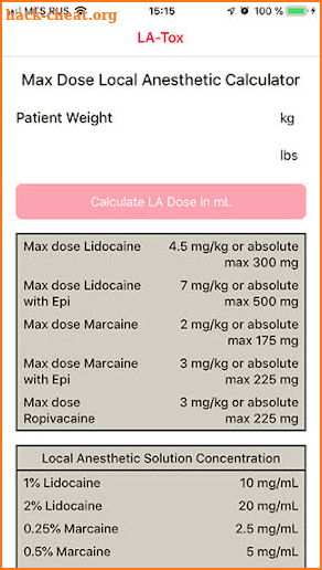 LA-Tox screenshot