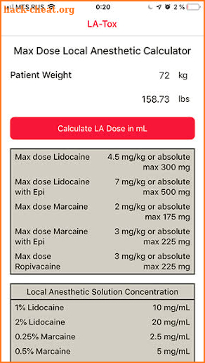 LA-Tox screenshot