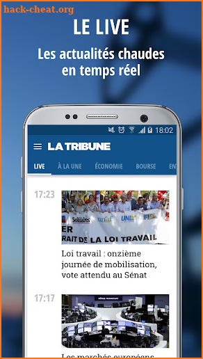 La Tribune screenshot