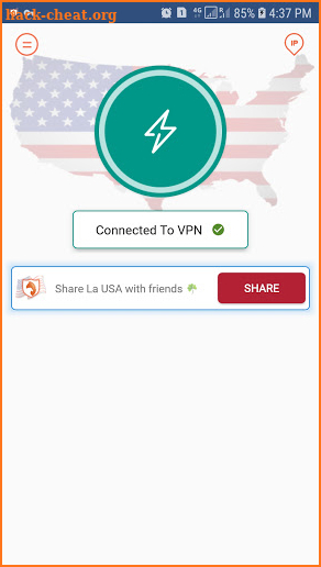 LA USA : فیلتر شکن قوی و پرسرعت : Fast & Free VPN screenshot