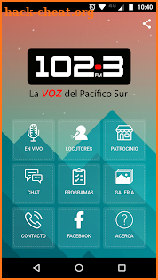 La Voz del Pacífico Sur screenshot