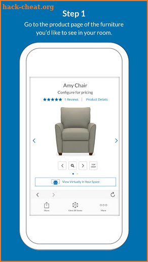 La-Z-Boy AR screenshot
