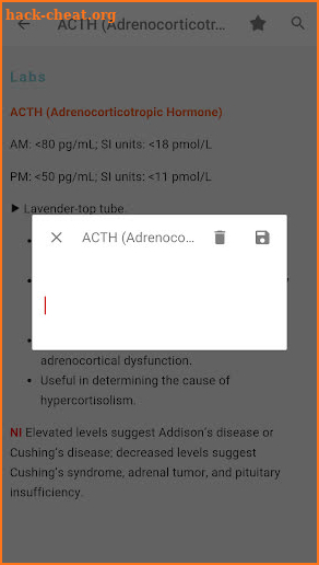 Lab Notes: Nurses' Guide to Lab & Diagnostic Tests screenshot