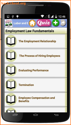 Labor and Employment law Courses screenshot