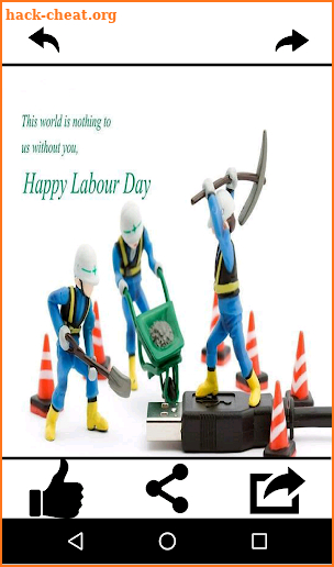 Labor Day Greeting Card screenshot