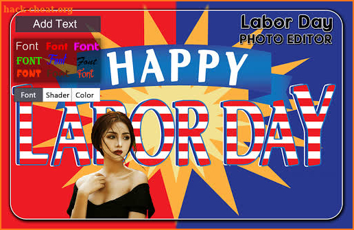 Labor Day Photo Editor screenshot