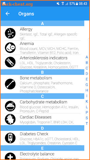 Laboratory Lab values Pro 5 screenshot