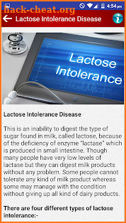 Lactose Intolerance Diet Tips screenshot