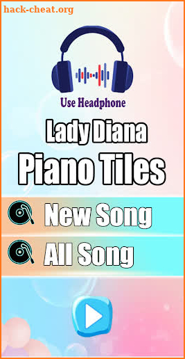 Lady Diana Piano Tiles screenshot