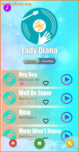 Lady Diana Piano Tiles screenshot