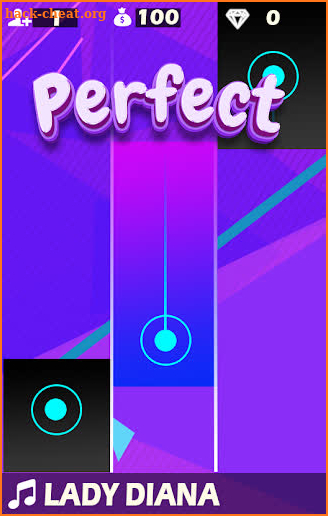 Lady Diana Piano Tiles screenshot