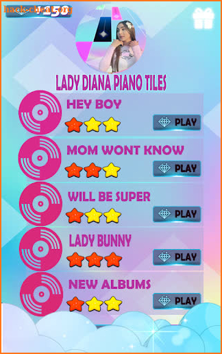 Lady Diana Piano Tiles Dancing screenshot