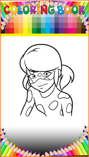 Ladybug & Cat Noir Coloring page app by fans screenshot