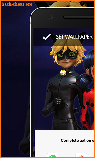 Ladybug & Cat Noir Super Oled Wallpaper screenshot