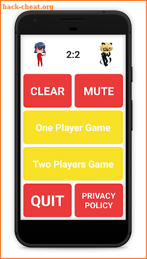Ladybug and Cat Noir TicTacToe screenshot