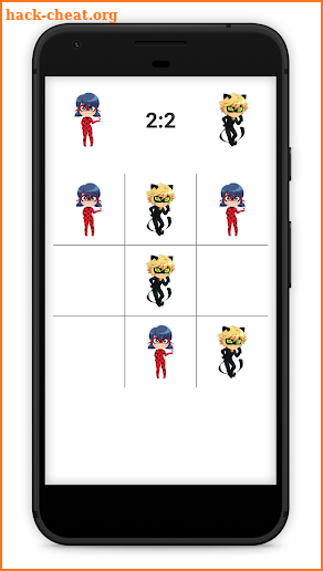 Ladybug and Cat Noir TicTacToe screenshot