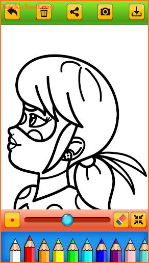 Ladybug coloring book for Miraculous kids screenshot