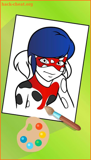 Ladybug Coloring Book Hearos screenshot