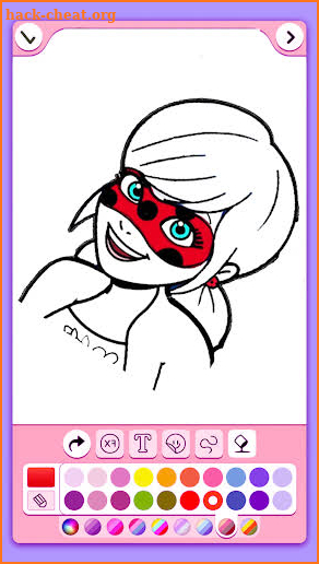 ladybug coloring cat screenshot